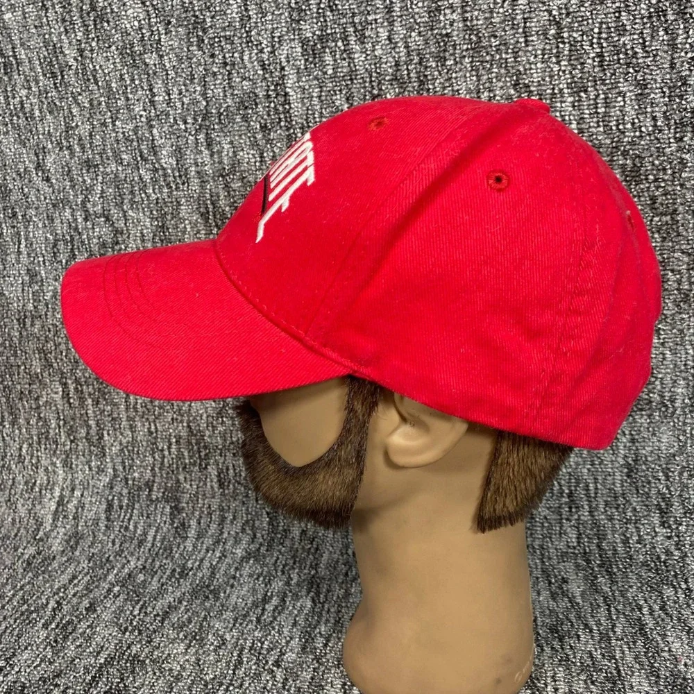 Ohio State Buckeyes Baseball Hat Mens One Size Red Embroidered Adjustable Cap